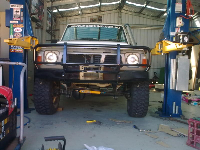 GQ ARB Winchbar and Millweld Bolt on Rocksliders | 4x4Earth