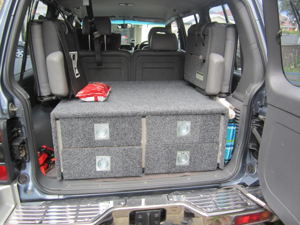 Drawer setup for NL Pajero, My journey 4x4Earth