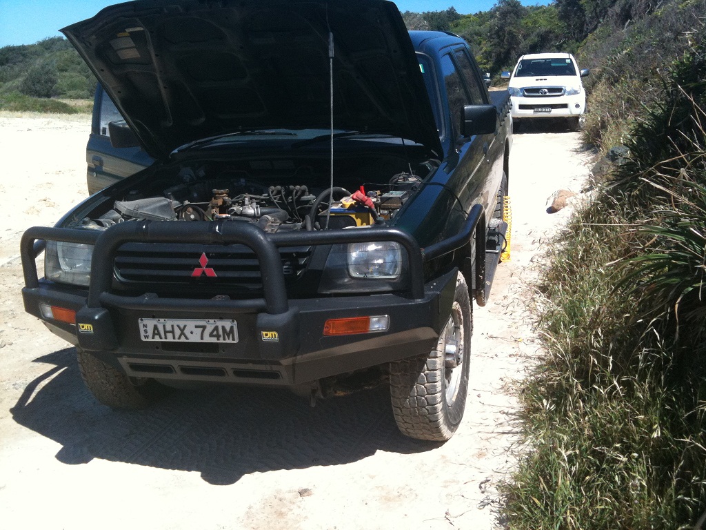 Fitting my new winch to bullbar 4x4Earth
