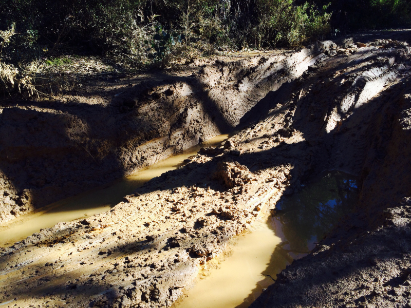 Captain Fawcett Track W.A. after rain 4x4Earth