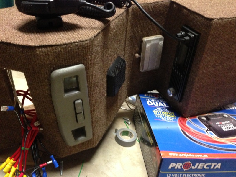 Custom Roof Console Gen 1 SWB Pajero 4x4Earth