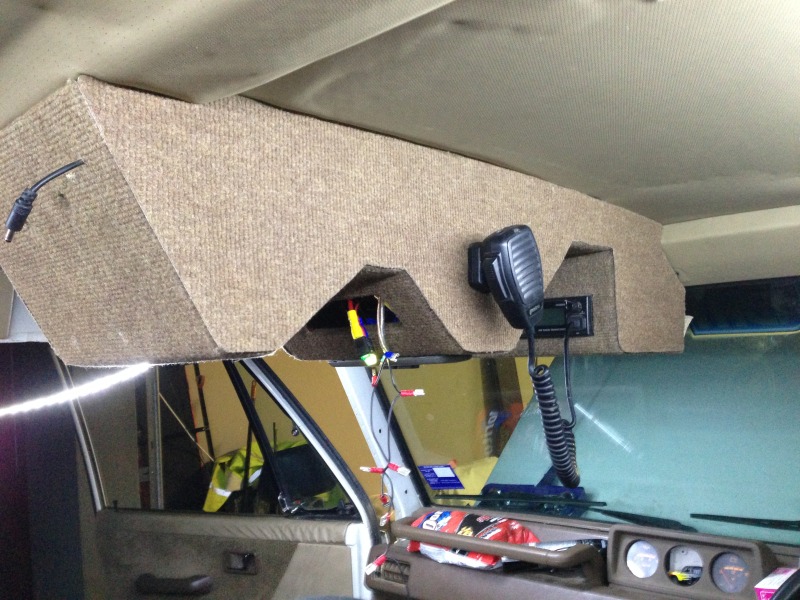 Custom Roof Console Gen 1 SWB Pajero 4x4Earth